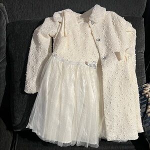 Elegant Cream Kids Matching Set